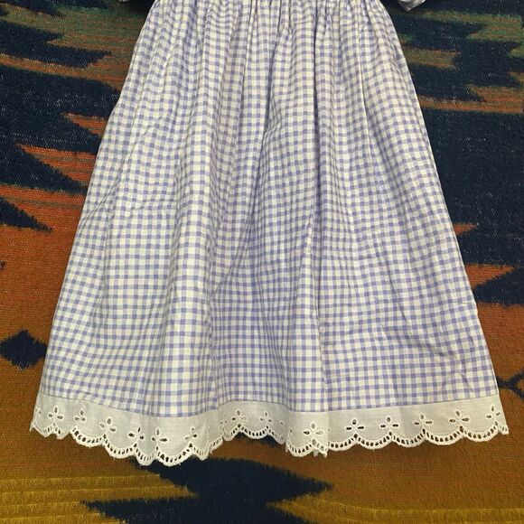 Vintage Mini World Purple/White Gingham Dress With Belt. Size 3T. Rare. USA. - Picture 10 of 14